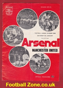Arsenal v Manchester United 1973 – Alex Forsyth Debut