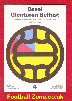 Basel v Glentoran 1976 – Switzerland