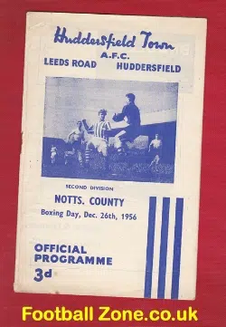 Huddersfield Town v Notts County 1956 - Denis Law Home Debut