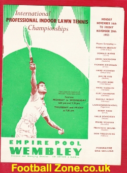 British Tennis Professional Indoor Lawn Tennis – Wembley 1953