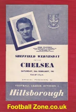 Sheffield Wednesday v Chelsea 1961