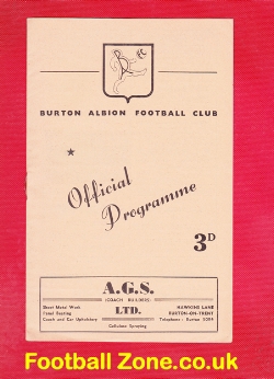 Burton Albion v Tunbridge Wells United 1959