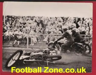 Speedway Press Photograph Copenhagen Denmark 1948 - 3