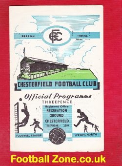 Chesterfield v Southport 1958