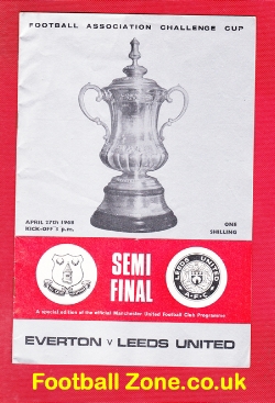 Everton v Leeds United 1968 – FA Cup Semi Final at Man Utd