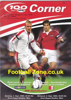 Austria v England 2004