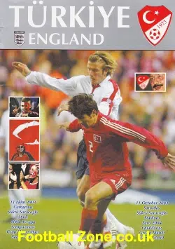 Turkey v England 2003