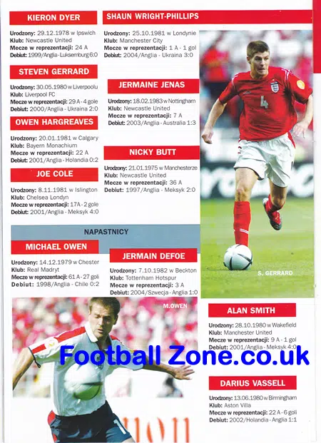 Poland v England 2004