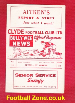 Clyde v St Mirren 1962