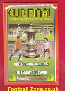 Tottenham Hotspur v QPR 1982 – FA Cup Final Wembley