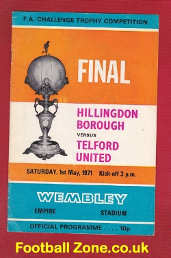 Hillingdon Borough v Telford United 1971 – Challenge Final