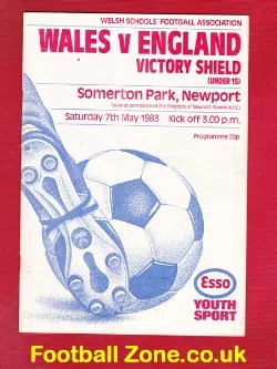 Wales v England 1983 – Schoolboys at Newport
