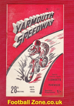 Yarmouth Speedway v Norwich 1949 – Grand Challenge Match