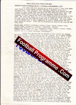 Belper Town v Heanor Town 1970 – Match Review
