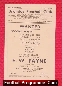 Bromley v Moffat & East Croydon 1945