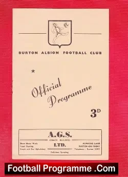 Burton Albion v Tunbridge Wells United 1959