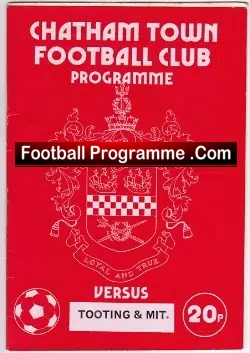 Chatham Town v Tooting Mitcham United 1984