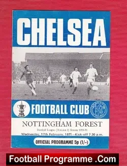 Chelsea v Nottingham Forest 1971