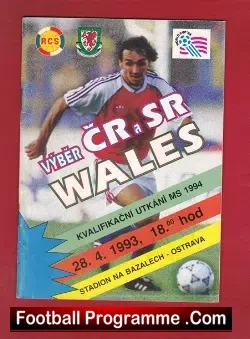 Czechoslovakia v Wales 1993