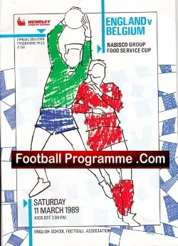 England v Belgium 1989 – Schoolboys – Ryan Giggs – English !
