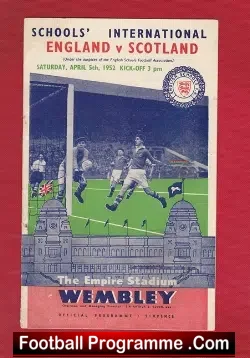England v Scotland 1952 – Plus Ticket – Duncan Edwards Schools