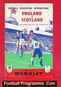 England v Scotland 1953 – 1950s