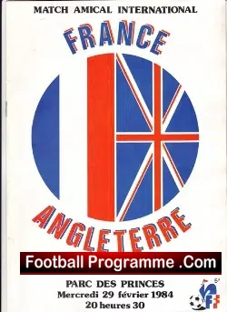 France v England 1984 – Parc Des Princes