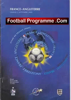 France v England 2000 – French v English Football Match