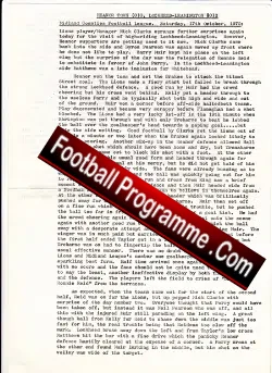 Heanor Town v Lockheed Leaminton 1970 – Match Review