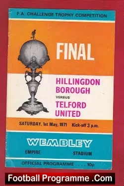 Hillingdon Borough v Telford United 1971 – Challenge Final