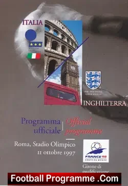 Italy v England 1997 – Rome