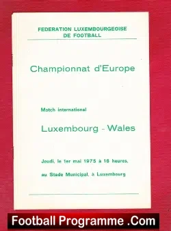 Luxembourg v Wales 1975 – Scarce