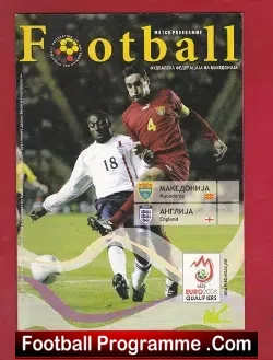 Macedonia v England 2006