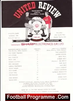 Manchester United v Aston Villa 1992 – Reserves Match