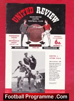 Manchester United v Nottingham Forest 1962