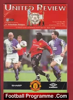 Manchester United v Tottenham 1999 – League Decider Treble – 3