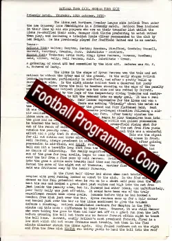 Matlock Town v Heanor Town 1970 – Match Review