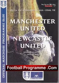 Newcastle United v Manchester United 1999 – FA Cup Final Treble