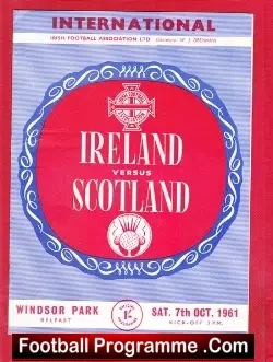 Northern Ireland v Scotland 1961