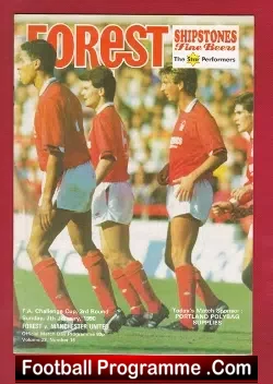 Nottingham Forest v Manchester United 1990 Mark Robins Saviour