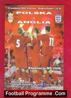 Poland v England 2004