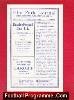 Royal Air Force v FA XI 1946 – at Reading + Lofthouse Swift