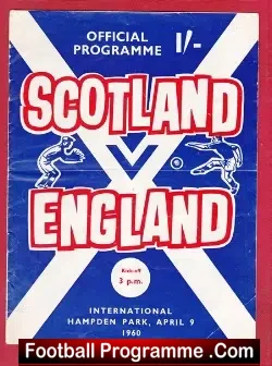 Scotland v England 1960