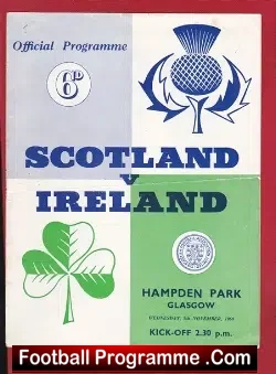Scotland v Northern Ireland 1960