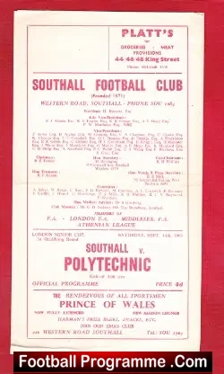 Southhall v Southhall Polytechnic 1963
