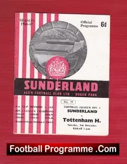 Sunderland v Tottenham 1966