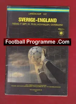 Sweden v England 1986 – Under 21 – Tony Adams