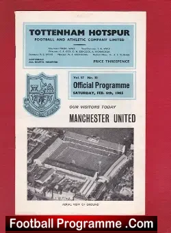 Tottenham Hotspur v Manchester United 1965