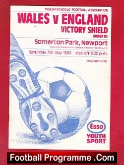 Wales v England 1983 – Schoolboys at Newport