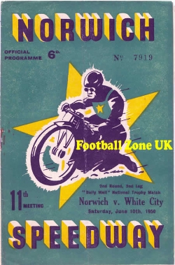 Norwich Speedway v White City  1948